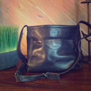 Authentic leather Coach bag